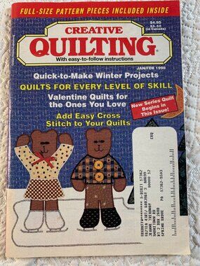 Creative Quilting March April 1998 Magazine Grass Roots Publishing